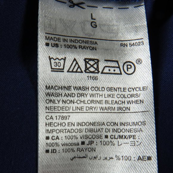 Old Navy Women's Large Blue Split Back Short Sleeve Lightweight Top - Picture 6 of 8